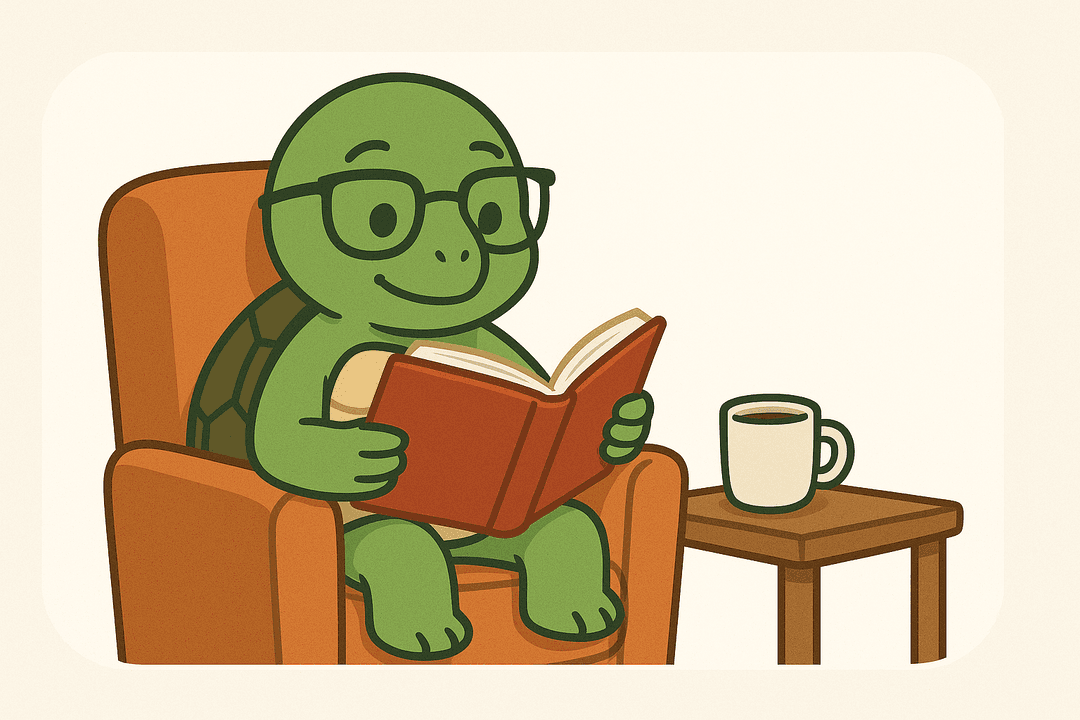 Turtle reading